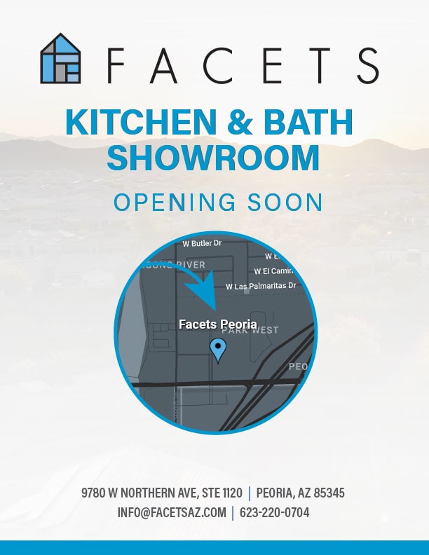 Facets Kitchen & Bath Showroom Opening Soon!